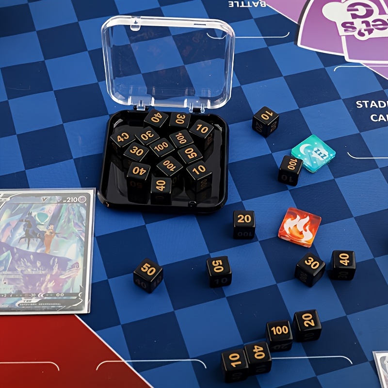 Gaming Accessories To Have - 10pcs Counters Token Dice, PTCG Acrylic