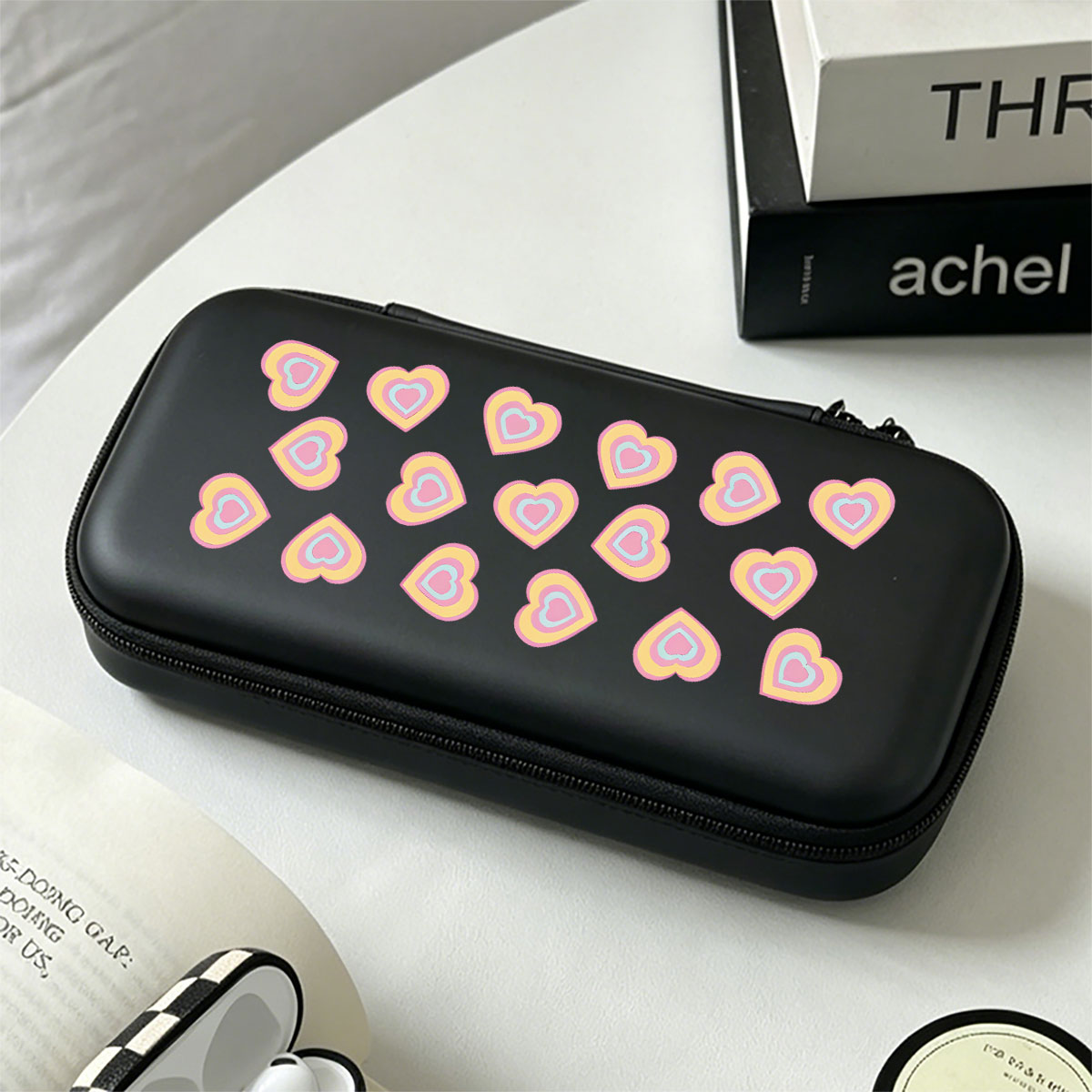 Gaming Accessories Bag - Portable Carrying Case With Mesh Pockets