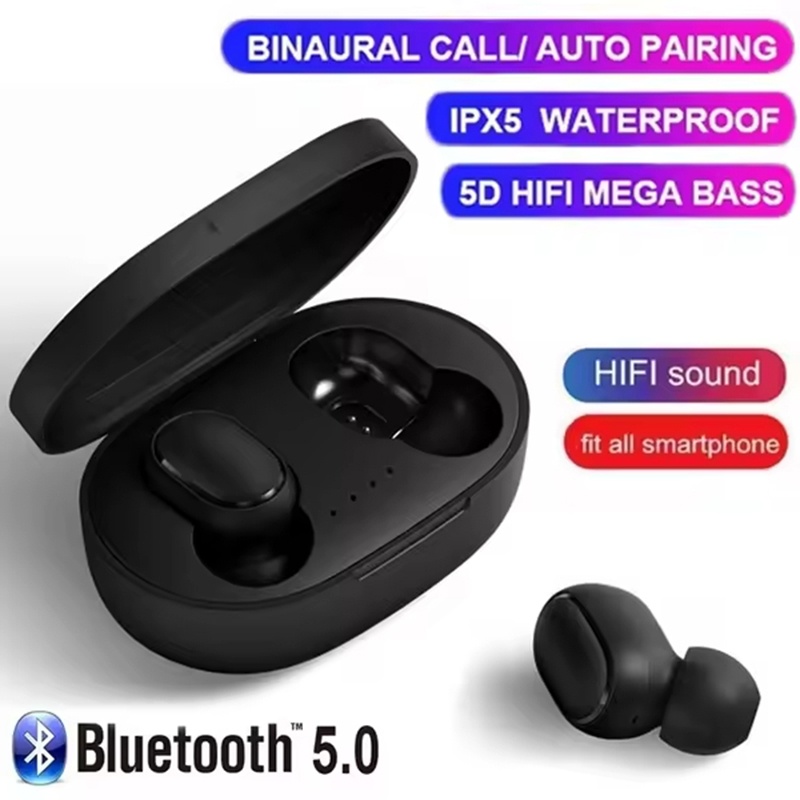 Gaming Accessories Sale - A6S TWS Earphones Wireless Bluetooth 5.0