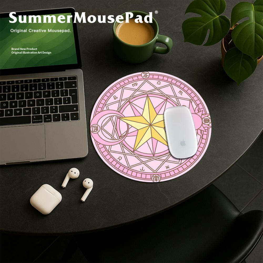 Gaming Accessories Pink - Pink Magic Girls Anti-Slip Small Round