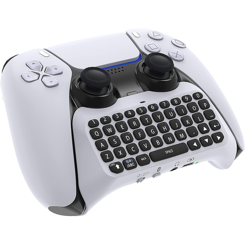 Gaming Accessories Setup - For PS5 Controller, Bluetooth 3.0 Chatpad