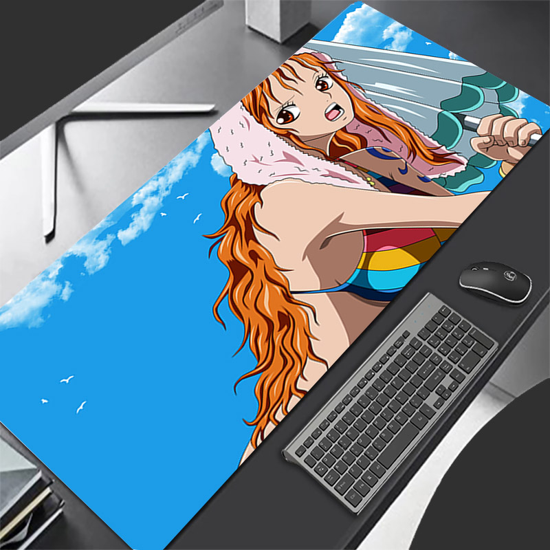 Gaming Accessories Keyboards - Mouse Pad One Piece Durable Anime