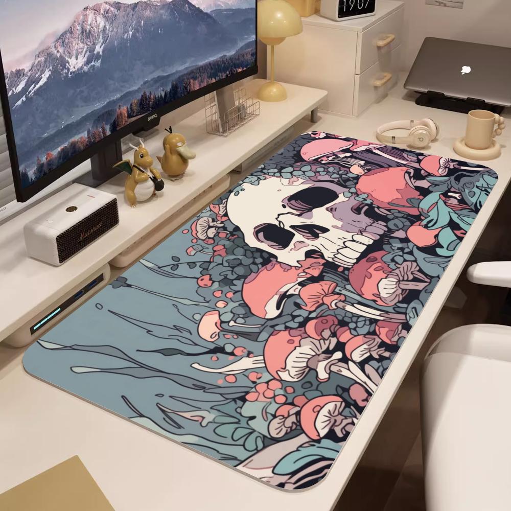 Jinx Gaming Accessories - Pastel Goth Desk Mat Skull Mushroom