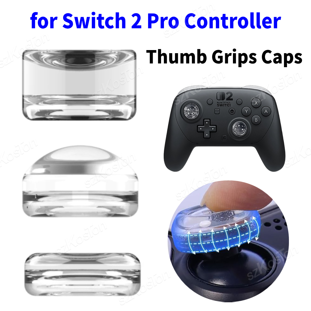 Japanese Gaming Accessories - Clear Thumb Grips Caps for Switch