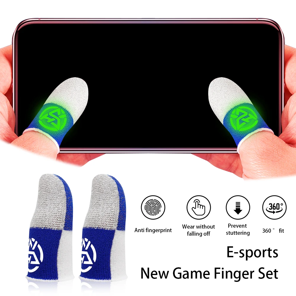 Gaming Accessories For Mobile - 1Pair Fingertips Cover For PUBG Mobile