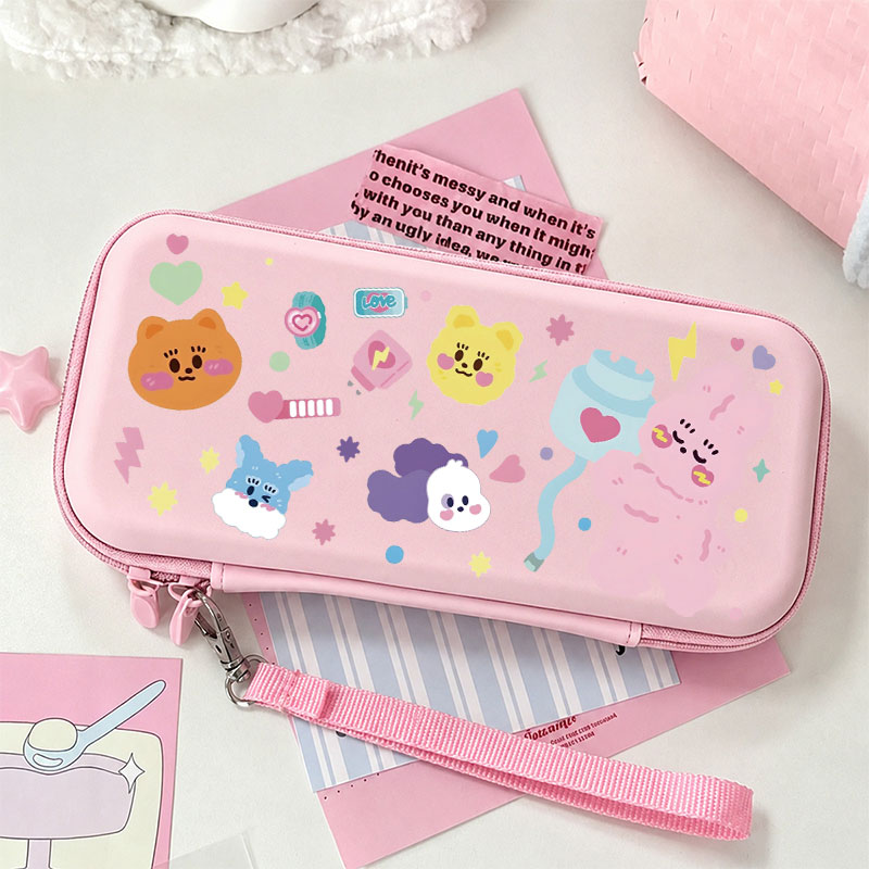 Gaming Accessories Bag - Macaron Color Hard Storage Bag With