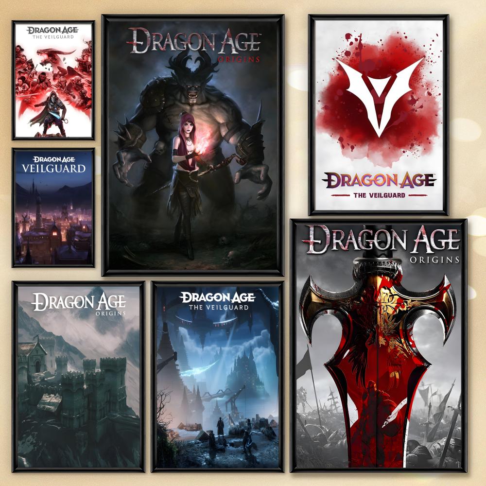 Gaming Accessories Wall - D-Dragon Age Anime Gaming Setup Decor