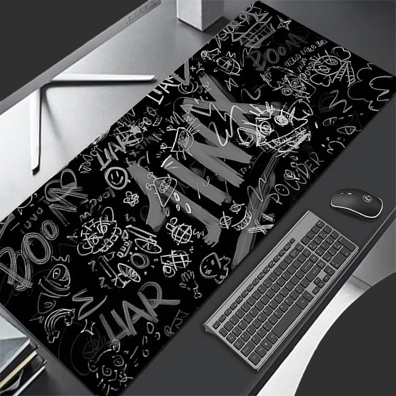 Jinx Gaming Accessories - Black gray J-jinx Large Mouse Pad