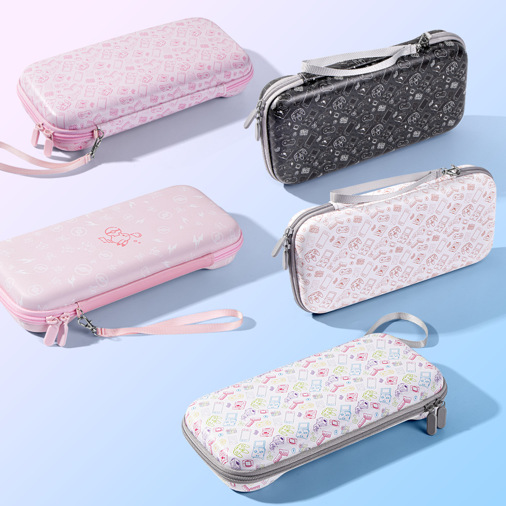 Gaming Accessories Bag - Portable Classic Print EVA Hard Game