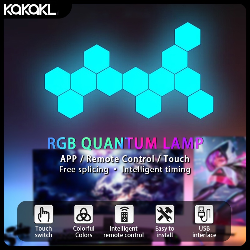 Gaming Accessories Wall - Tuya Smart RGB Quantum Light DIY