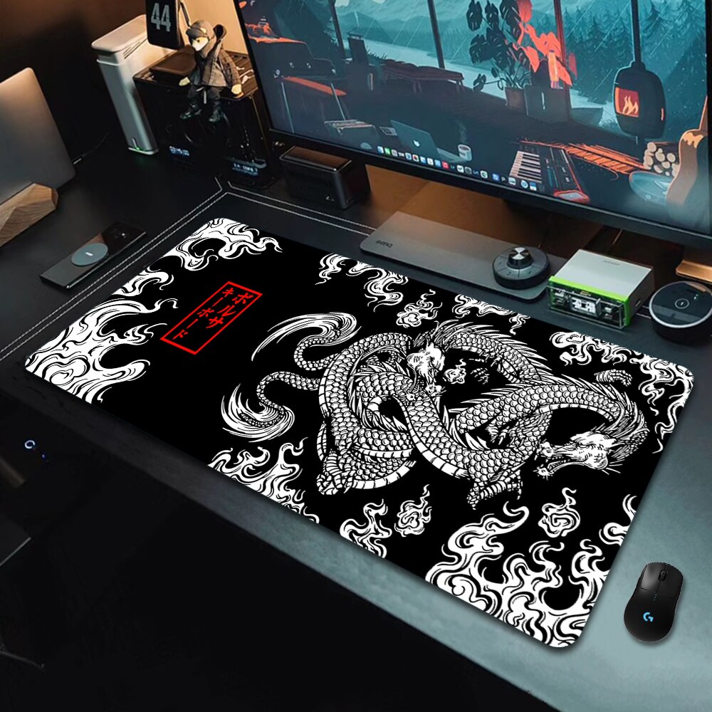 Jinx Gaming Accessories - Japanese Dragon Large Gaming Mousepad XXL