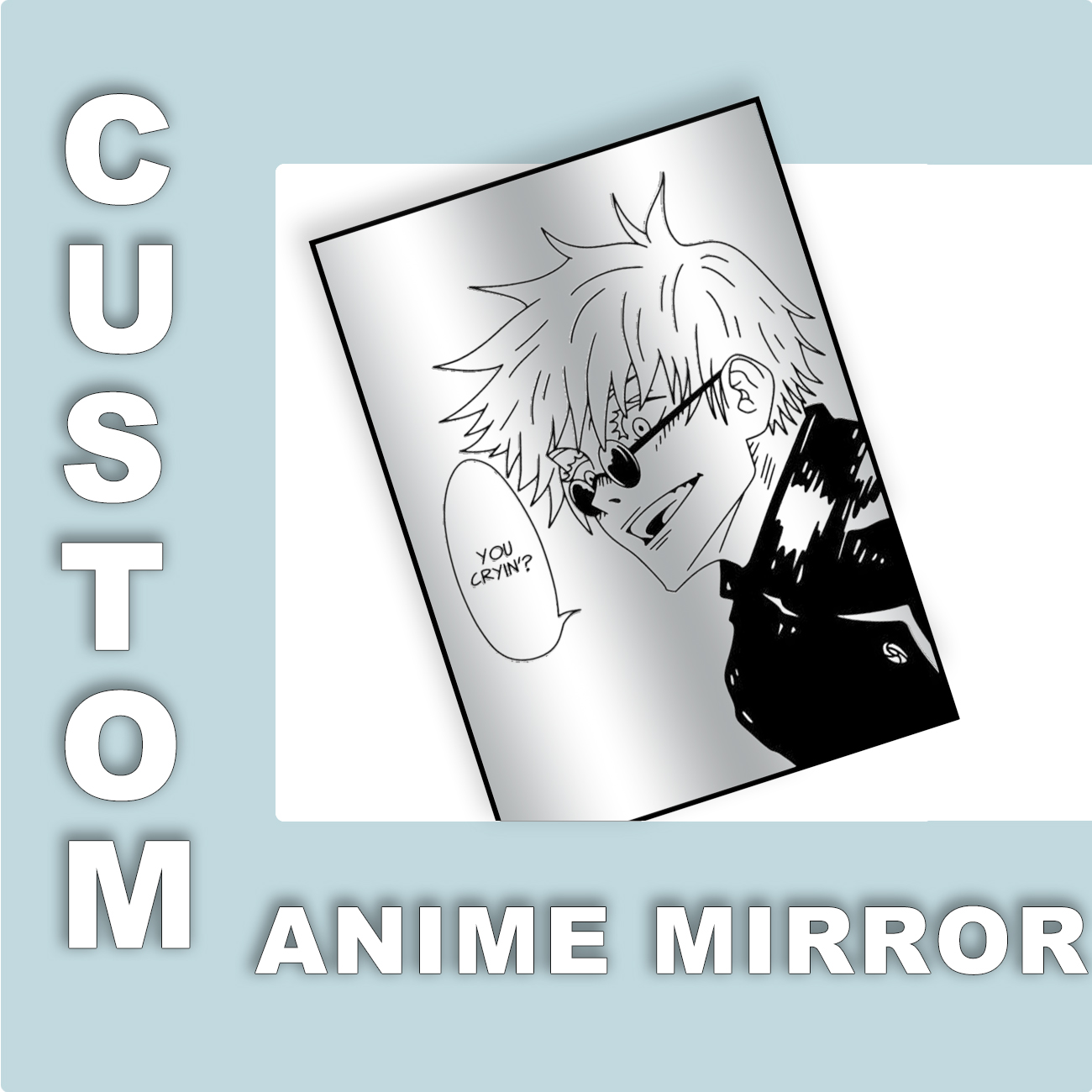 Custom Design Anime Mirror Vin - Gaming Accessories Wall 评论和价格