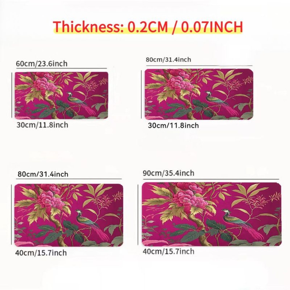 Bright pink flower and bird pa - Gaming Accessories Pink 评论和价格