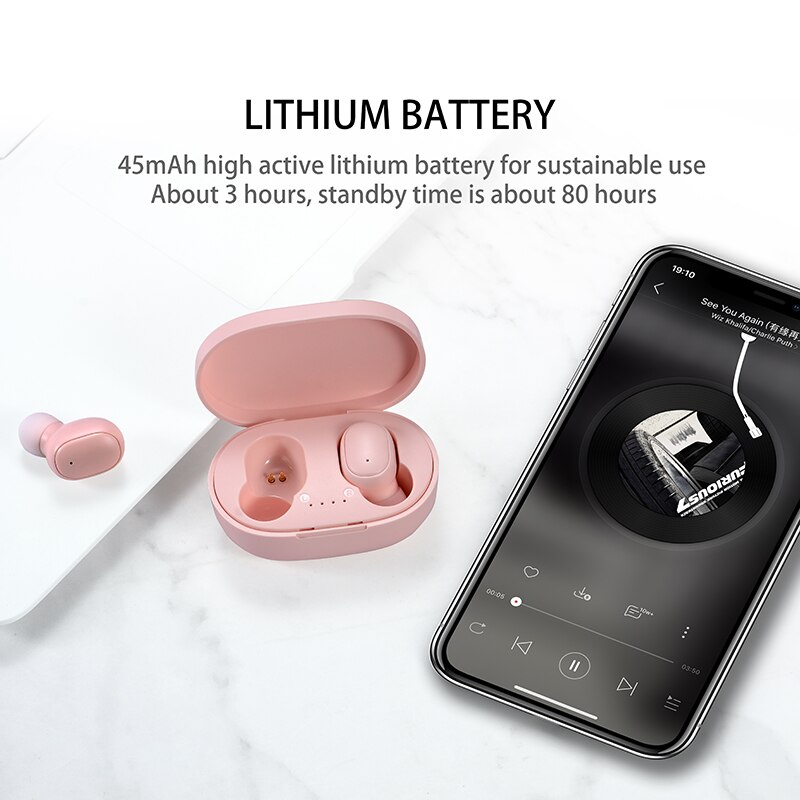 A6S TWS Earphones Wireless Blu - Gaming Accessories Sale 评论和价格