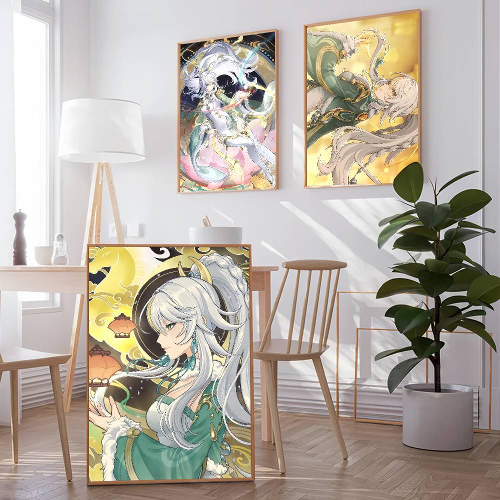 Game Wuthering Waves Zibai Pos - Gaming Accessories Wall 评论和价格
