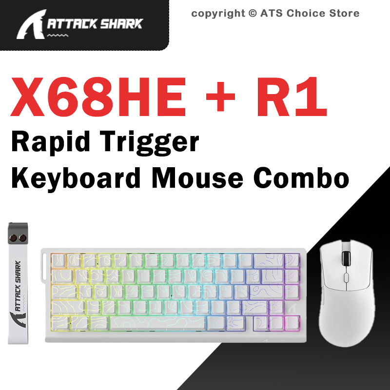 ATTACK SHARK X68 HE Magnetic K - Gaming Accessories Uk 评论和价格