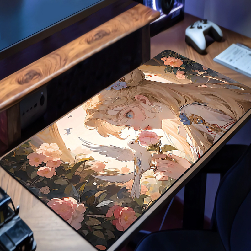 90x40cm Mouse Pad S-Sailor Moo - Gaming Accessories Kawaii 评论和价格