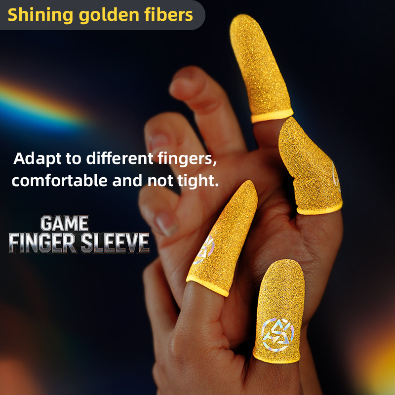 5 Pairs Game Finger Sleeve Sil - Gaming Accessories For Mobile 评论和价格