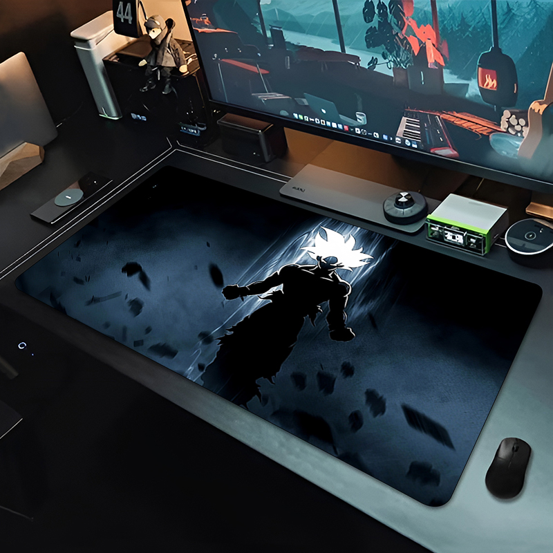 DBZ Black Anime Mouse Pad Drag - Gaming Accessories Keyboards 评论和价格