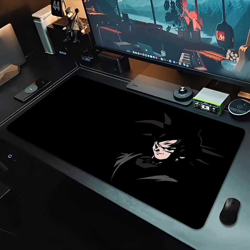 DBZ Black Anime Mouse Pad Drag - Gaming Accessories Keyboards 评论和价格