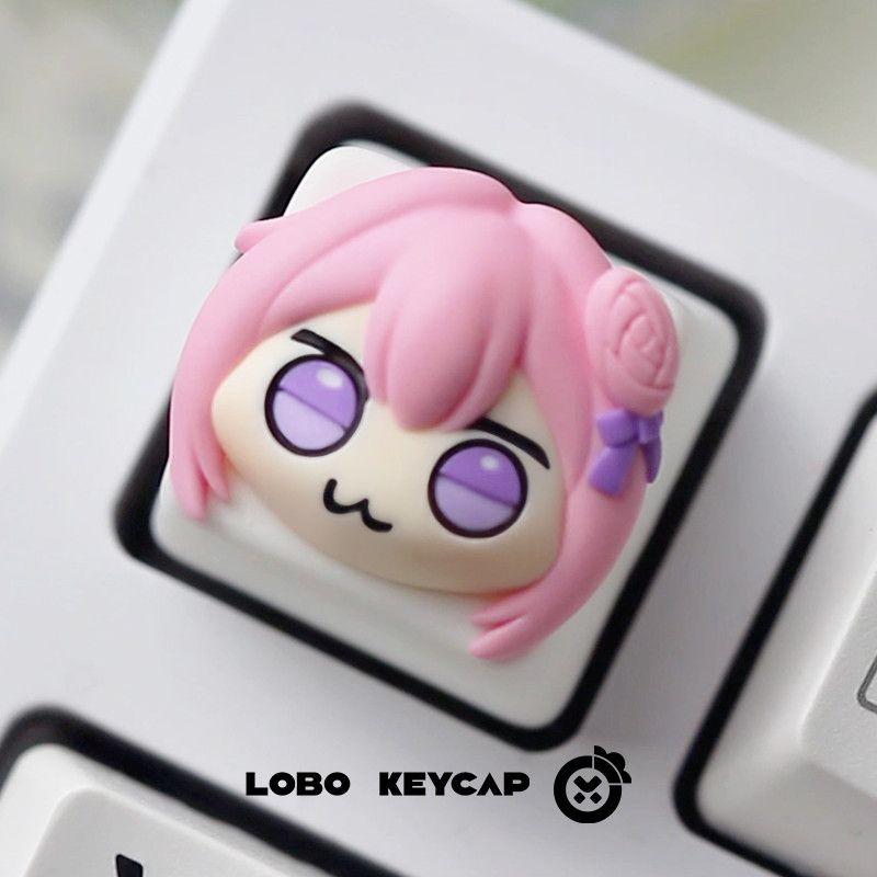 Cute Pink Hair Anime Girl Resi - Gaming Accessories Pink 评论和价格