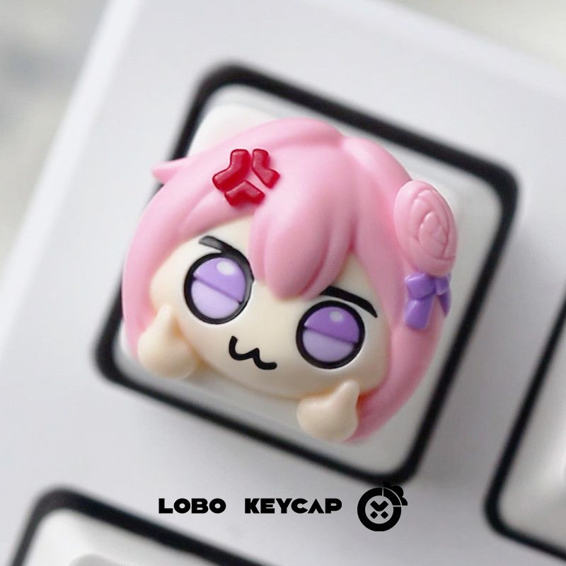 Cute Pink Hair Anime Girl Resi - Gaming Accessories Pink 评论和价格