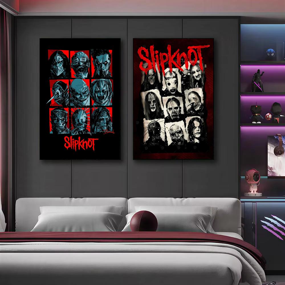 Band S-Slipknot Rock Poster Mo - Gaming Accessories Wall 评论和价格