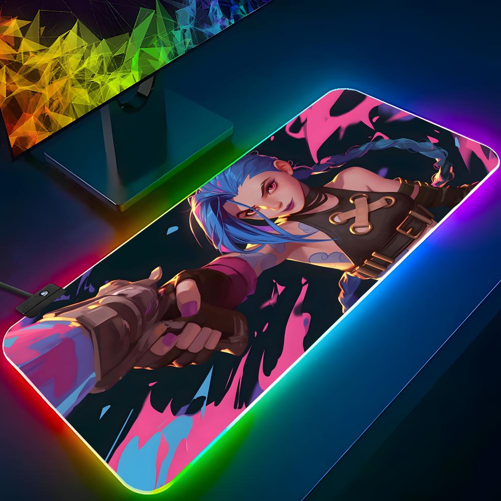 Cool J-Jinxs Mouse Pad RGB Bac - Jinx Gaming Accessories 评论和价格