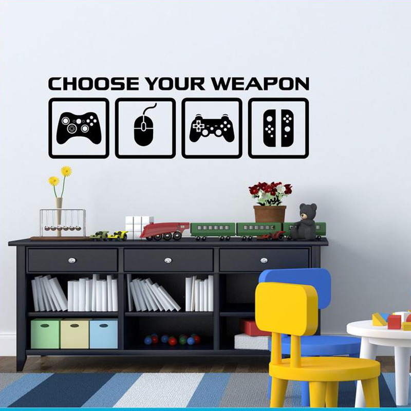 Video Game Decor Wall Decal  C - Gaming Accessories Wall 评论和价格