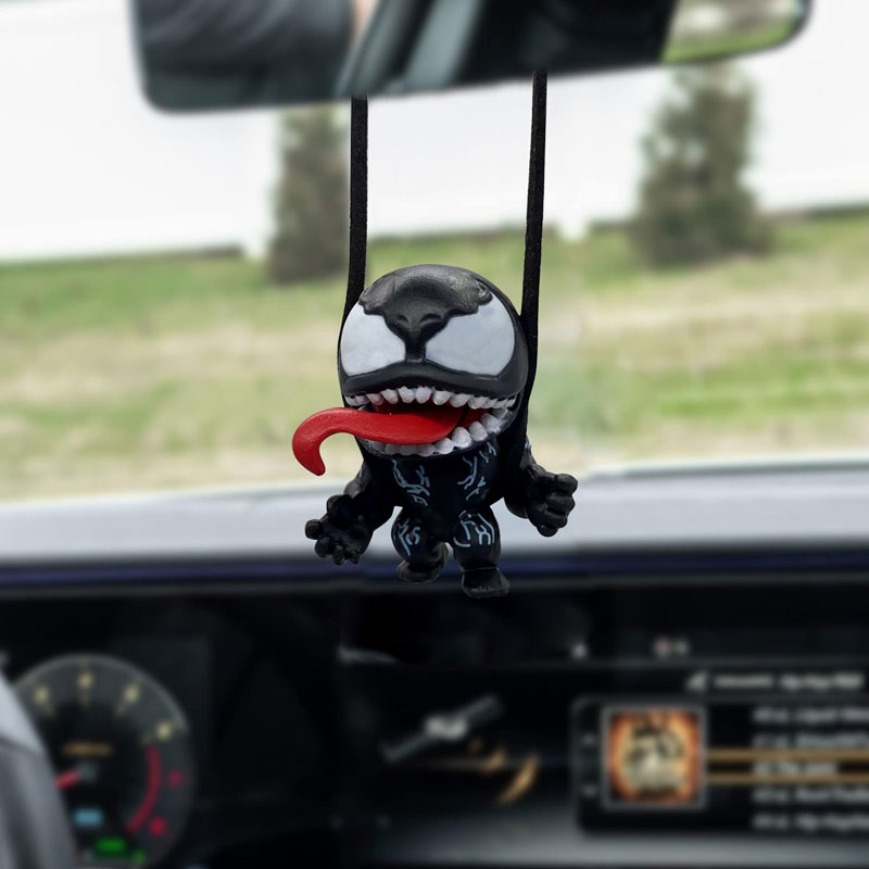 Cartoon Joker Venom Car Pendan - Venom Gaming Accessories 评论和价格