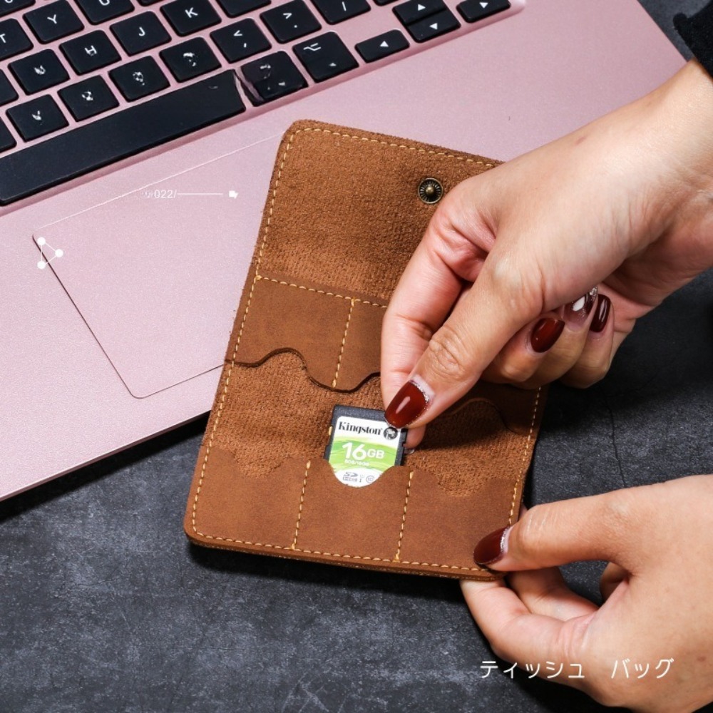 Memory Card Case Pu Leather Mu - Gaming Accessories Phone 评论和价格