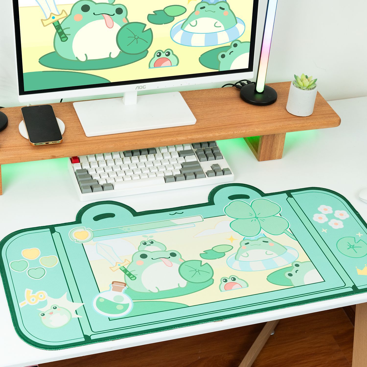 Extra Large Kawaii Gaming Mous - Gaming Accessories Pink 评论和价格