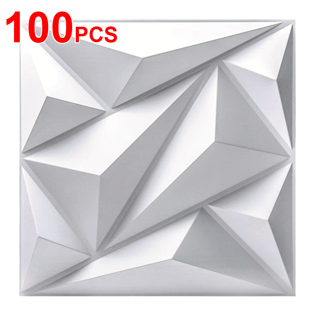 50/100Pcs 3D Wall Panel Diamon - Gaming Accessories Wall 评论和价格