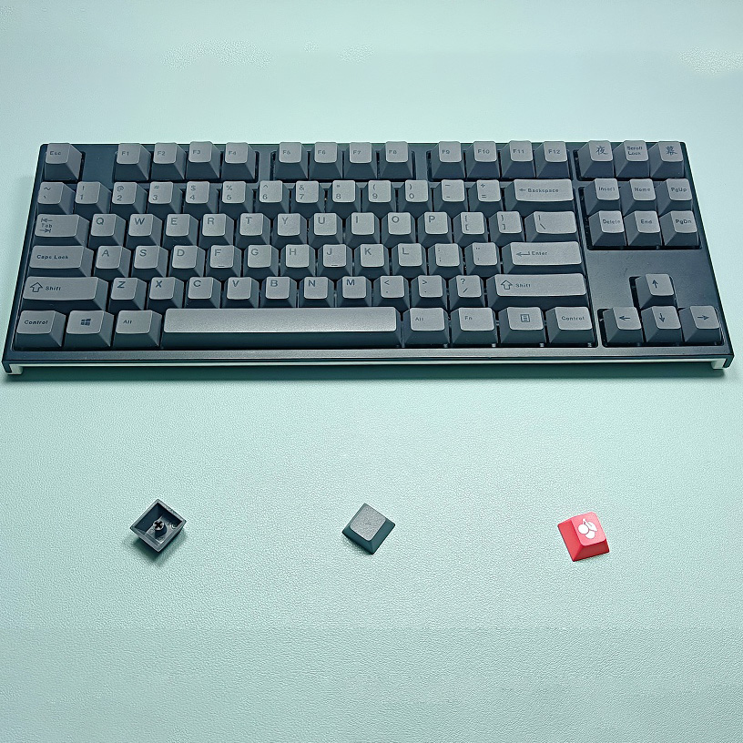130 Keys Minimalist black Gray - Gaming Accessories Uk 评论和价格