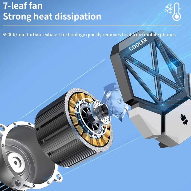 DY08 Mobile Phone Cooling Fan  - Gaming Accessories Phone 评论和价格
