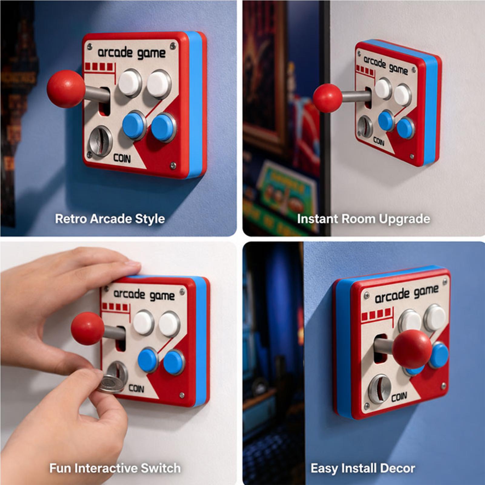 Creative Retro Arcade Game Lig - Gaming Accessories Wall 评论和价格