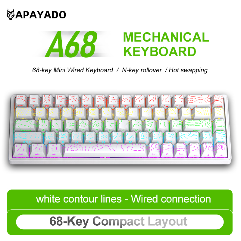 APAYADO A68 Mechanical Gaming  - Gaming Accessories Uk 评论和价格