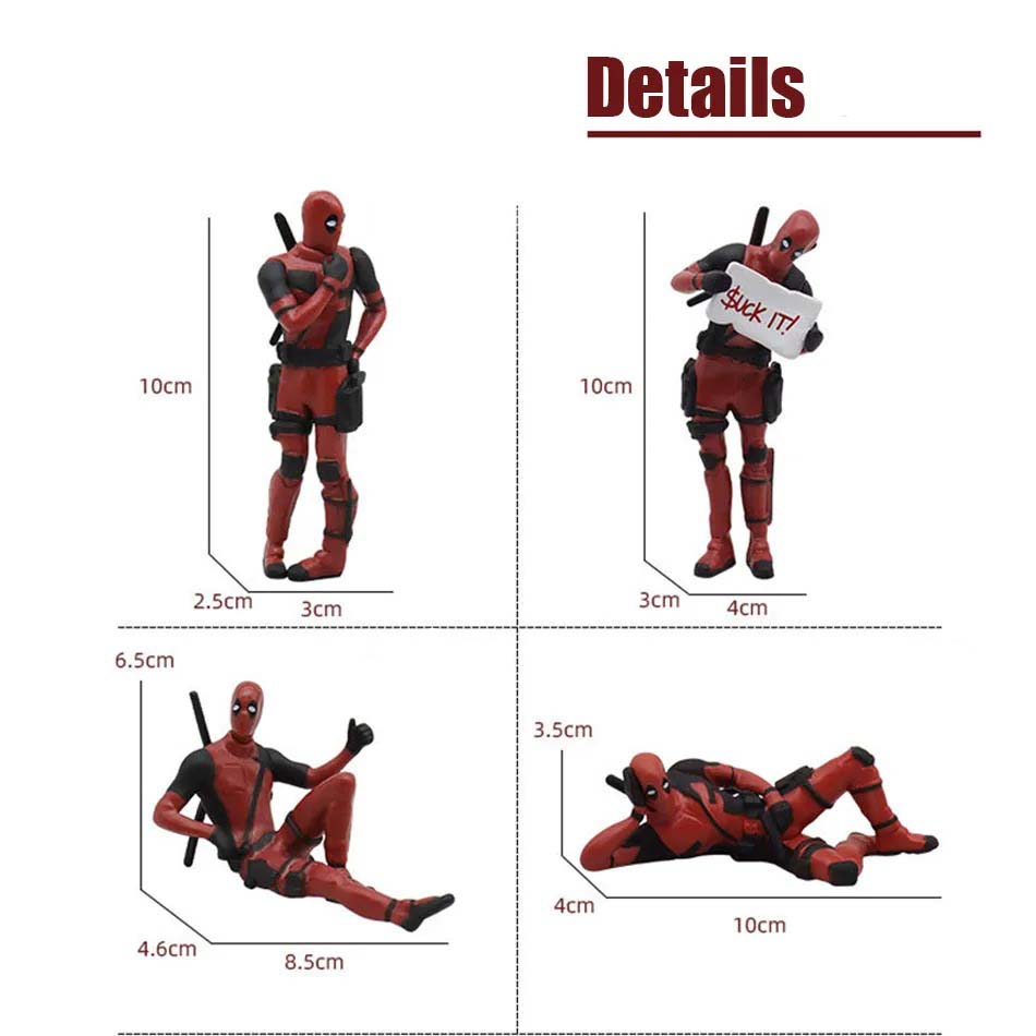 New Anime Deadpool Action Figu - Venom Gaming Accessories 评论和价格