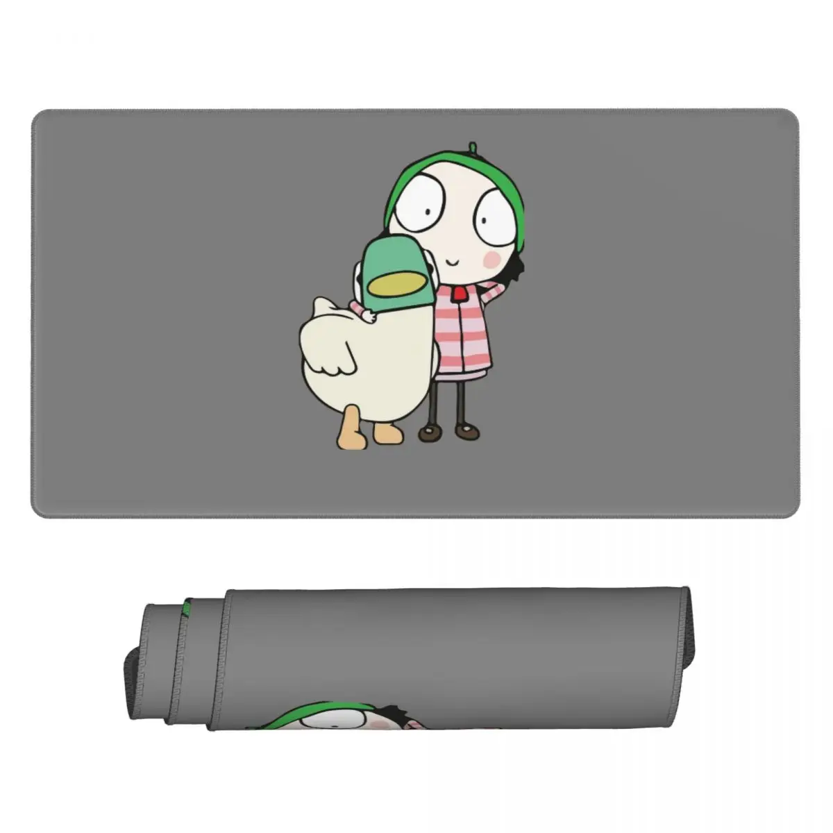 Large Mouse Pad Sarah And Duck - Gaming Accessories To Have 评论和价格