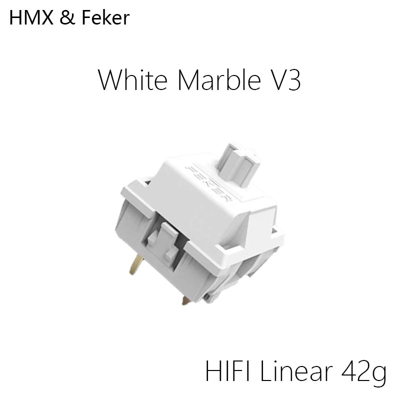 HMX Feker White Marble V3 Hot  - Gaming Accessories Uk 评论和价格