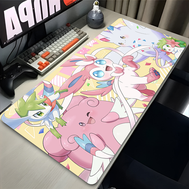 Large Pink Cute Mousepad XXL G - Gaming Accessories Kawaii 评论和价格
