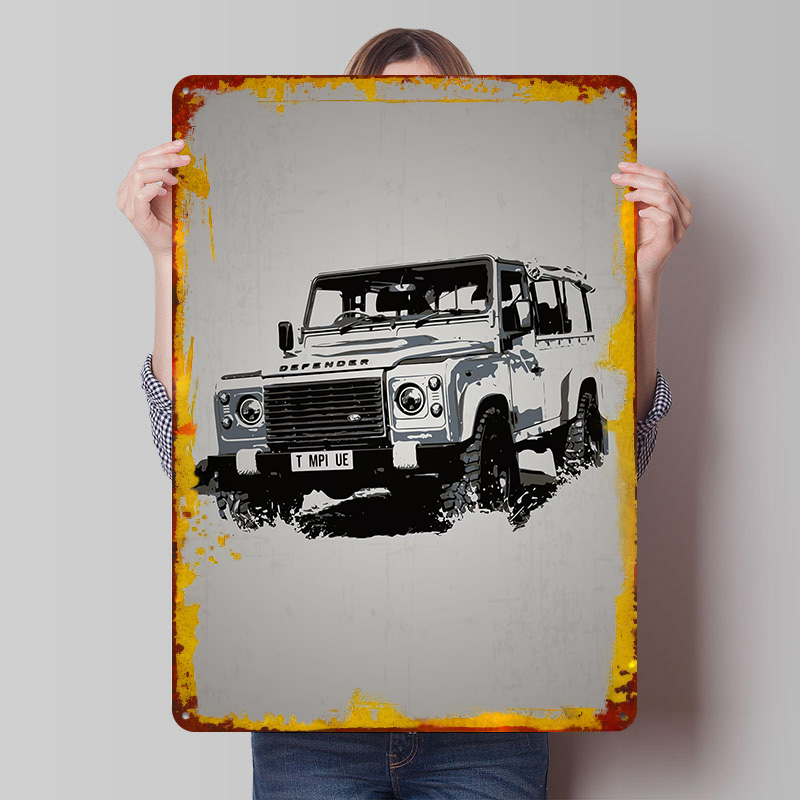 UK Car Rover Defender Poster C - Gaming Accessories Uk 评论和价格