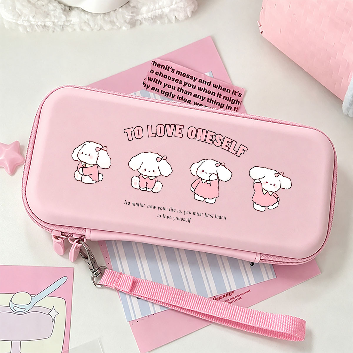 Macaron Color Hard Storage Bag - Gaming Accessories Bag 评论和价格